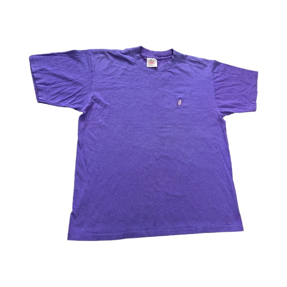 Vintage AVID Technology Violet Size L Mens  Single Stitch Made In The USA Tshirt